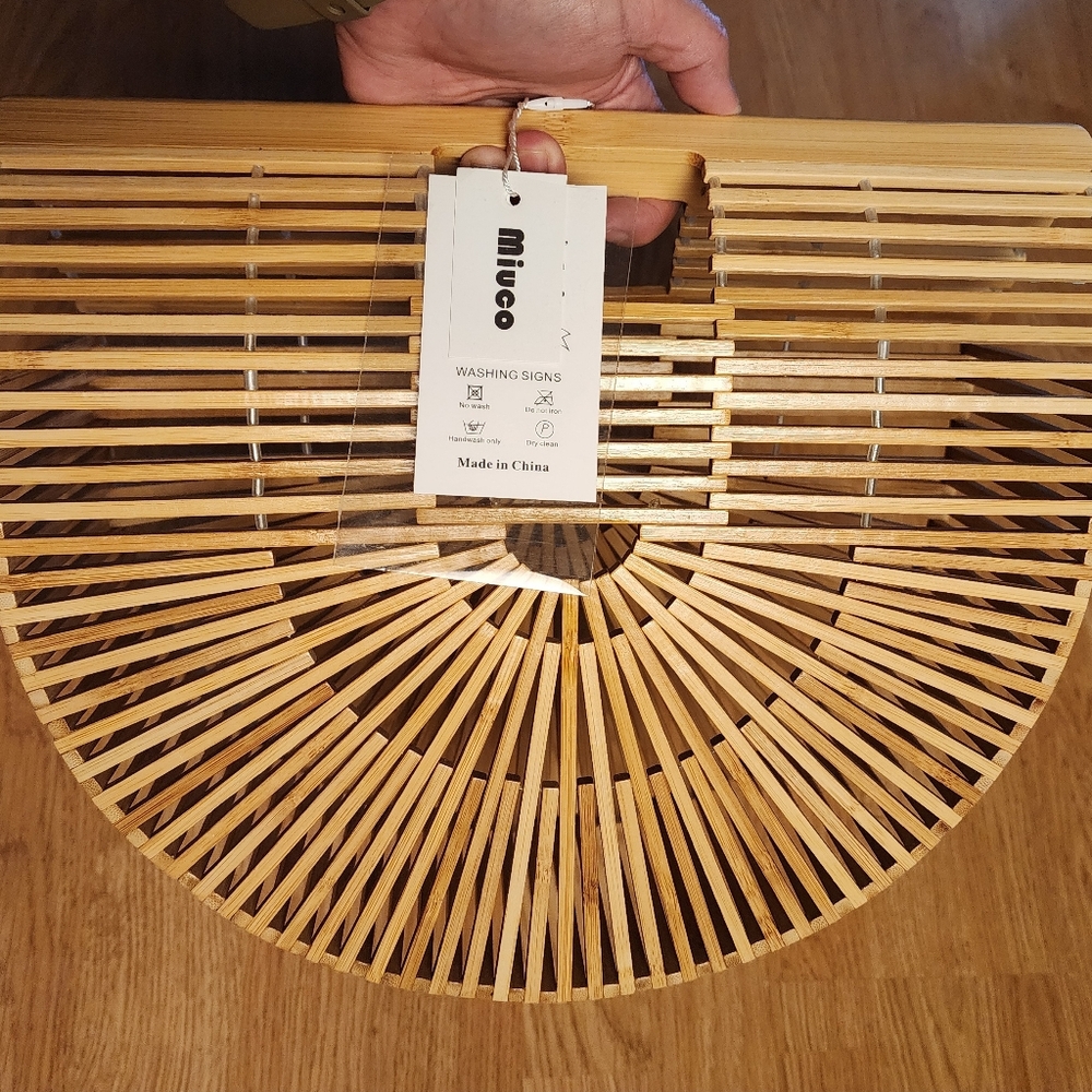 Tan Bamboo Women's Bag